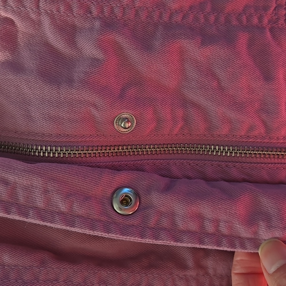 Women's Gap Utility Jacket Size XXL Dusty Pink - Picture 8 of 8
